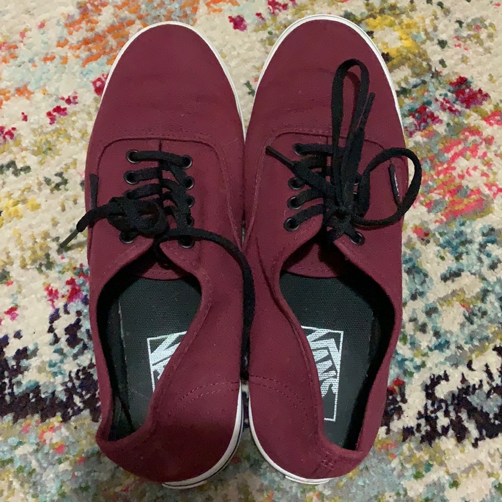 Maroon Vans